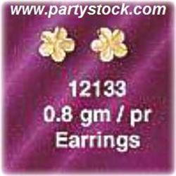 New! 14K Gold Plumeria Plumaria Earrings ! Studs