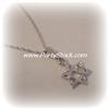 Image 2 : 14K WHITE GOLD STAR MOGAN DAVID CHARM PENDANT NEW