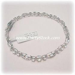 GENUINE 1 CARAT DIAMOND BRACELET SOLID 10K GOLD