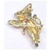Image 2 : SOLID 14KGOLD ANGEL CHERUB CUPID PENDANT CHARM ¾”