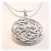 Image 3 : SOLID STERLING SILVER CELTIC PENDANT 18 NECKLACE