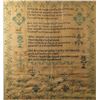 Image 1 : 19th Century American Mourning Sampler 1841