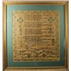 Image 2 : 19th Century American Mourning Sampler 1841