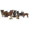 Image 1 : Collection (8) Small Viennese Bronze Dog Figurines