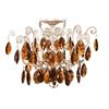 Image 1 : Amber Prism Crystal Chandelier