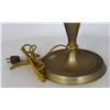 Image 15 : Antique Painted Stained Glass Table Lamp
