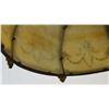 Image 23 : Antique Painted Stained Glass Table Lamp