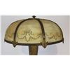 Image 3 : Antique Painted Stained Glass Table Lamp