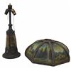 Image 1 : Reverse Glass Painted Panel Lamp