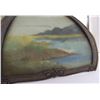 Image 24 : Reverse Glass Painted Panel Lamp