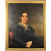 Image 1 : 19th C Oil on Canvas, Portrait of a Lady