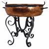 Image 1 : Huge Mexican Copper Pot on Stand w Ladle
