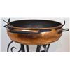 Image 2 : Huge Mexican Copper Pot on Stand w Ladle