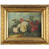 Image 1 : Oil on Canvas Still Life Painting of Flowers
