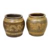 Image 1 : Pair of Chinese Pots with Dragons