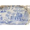 Image 3 : Blue and White Open Weave Porcelain Basket