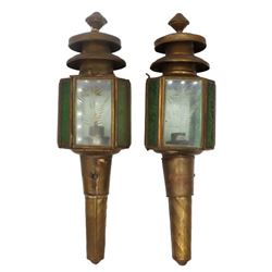 Pair of Early Coach Lanterns