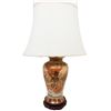 Image 1 : Japanese Satsuma Style Vase Mounted Lamp