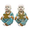 Image 1 : Pair of Buddhist Children Figures