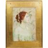Image 1 : Anita C. Ashley (19/20th C) American, Pastel Portrait