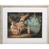 Image 1 : Colored Print of Family in the Countryside