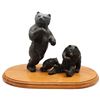 Image 1 : Bear Figures on Wooden Base