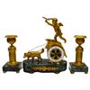 Image 1 : Grenon France Classical Figural 3 Piece Clock Set