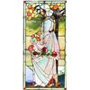 Image 1 : Early Stained Glass Image of Woman Picking Fruit