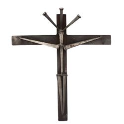 Rough Hewn Nail Crucifix