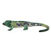 Image 1 : Ceramic Painted Lizard Sculpture