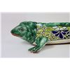 Image 2 : Ceramic Painted Lizard Sculpture