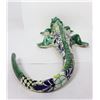 Image 4 : Ceramic Painted Lizard Sculpture