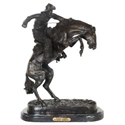 After Frederic Remington (1861-1909), Bronze