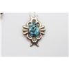 Image 3 : Pair of F.L.Begay Sterling and Turquoise Necklaces