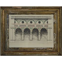 Signed Architectural Print