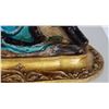 Image 2 : Antique Japanese Lamp with Amethyst and Jade Pull