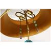 Image 3 : Antique Japanese Lamp with Amethyst and Jade Pull