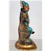Image 8 : Antique Japanese Lamp with Amethyst and Jade Pull