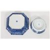 Image 4 : Chinese Blue & White Bowl and Cup Signed