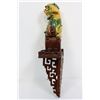 Image 3 : Chinese Egg & Spinach Foo Dog on Wood Shelf
