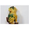 Image 6 : Chinese Egg & Spinach Foo Dog on Wood Shelf