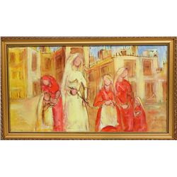Modern Impressionist Oil on Canvas, Signed