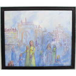 Modern Impressionist Oil on Canvas, Signed