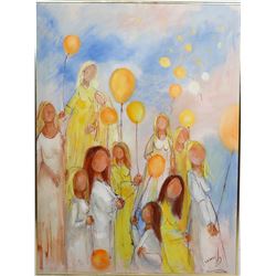 Modern Impressionist Oil on Canvas, Signed