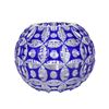 Image 1 : Cobalt Blue Cut Crystal Glass Bowl