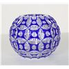 Image 4 : Cobalt Blue Cut Crystal Glass Bowl