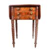 Image 1 : 19th C. Mahogany Three Drawer Sewing Stand