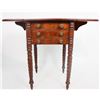 Image 2 : 19th C. Mahogany Three Drawer Sewing Stand