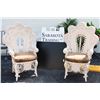 Image 1 : Pair of Wicker Patio Chairs