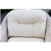 Image 3 : Pair of Wicker Chairs and Ottomans